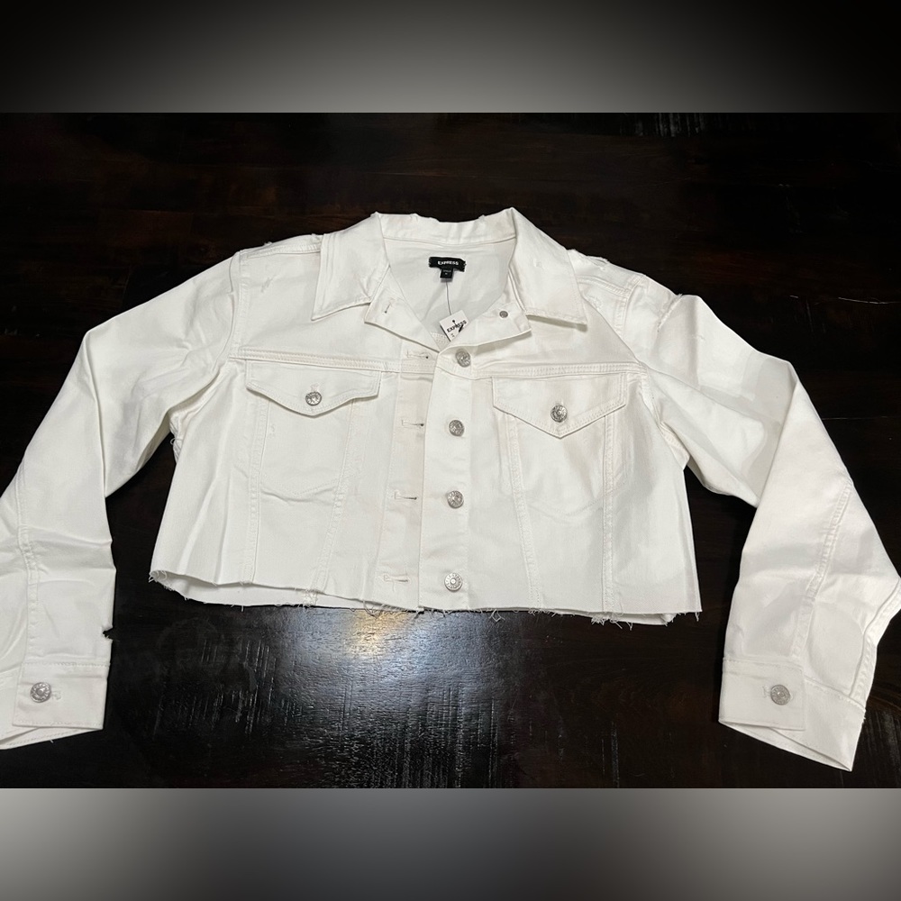Express oversized cropped jacket